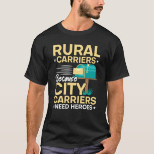 Camiseta Correio de Trabalho Postal Enviar Correio de Entre