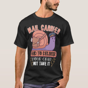 Camiseta Correio do Trabalhador Postal Lady Mail Carrier po