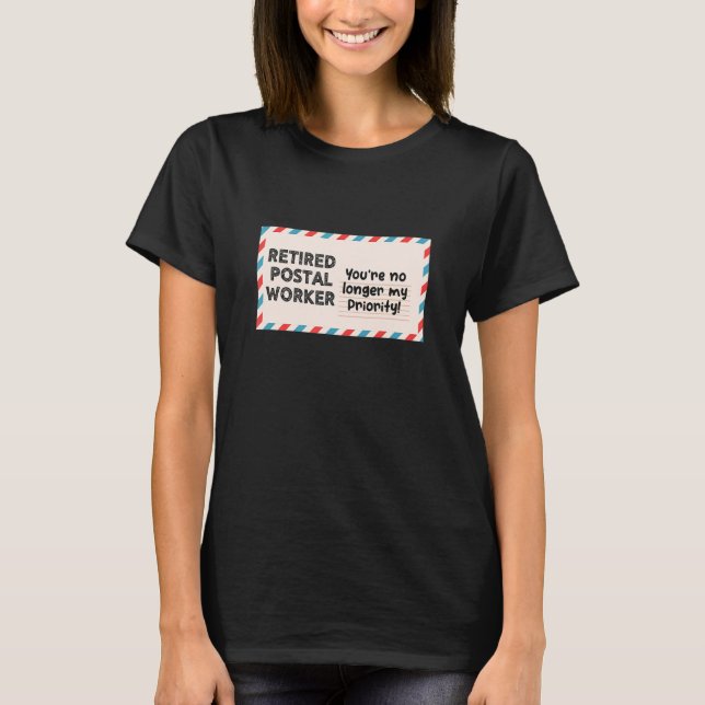 Camiseta Correio estagiário aposentado (Frente)