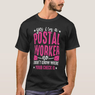 Camiseta Correio Trabalhador Postal Mail Carrier Posto Offi