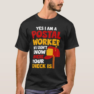 Camiseta Correio Trabalhador Postal Mail Carrier Posto Offi