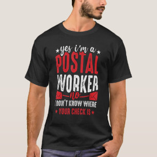 Camiseta Correio Trabalhador Postal Mail Carrier Posto Offi