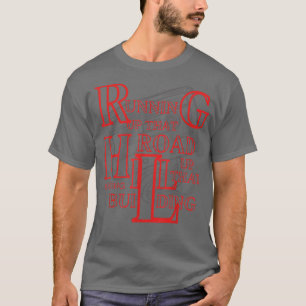 Camiseta Correndo A Vintagem Do Hill Retro Para Mulheres