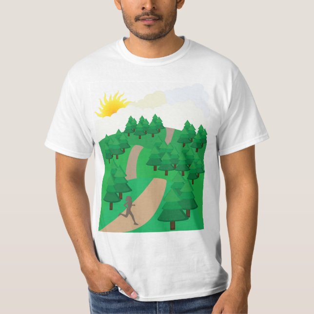 Camiseta Correndo ao Ar Livre (Frente)