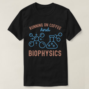 Camiseta Correndo Com Café E Biofísica