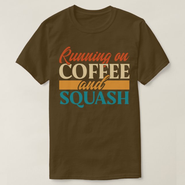 Camiseta Correndo Com Café E Lixeira (Frente do Design)