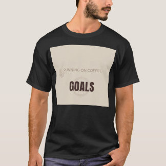 Camiseta Correndo Com Café E Metas Motivacional Café Lo