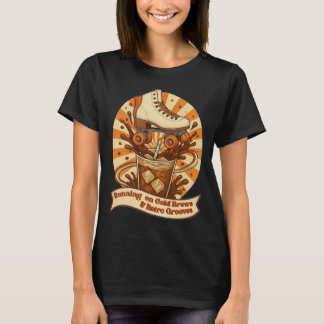 Camiseta Correndo com Cafés Gelados e Ritmos Retrô