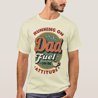 Camiseta Correndo com Combustível do Papai + Atitude Positi
