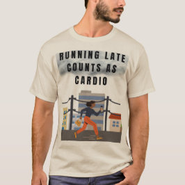 Camiseta Correndo Contagens Atrasadas como Cardio - Tee Gym
