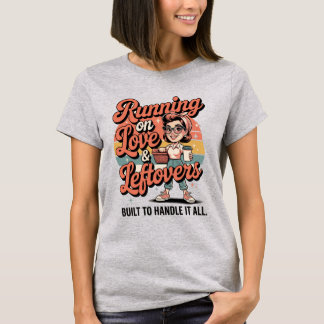 Camiseta Correndo de Amor e Restos – Poder da Mamãe Vintage