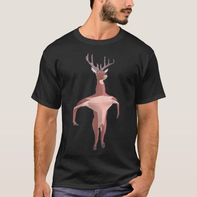 Camiseta Correndo Deer Simulator Engraçado Presente. (Frente)