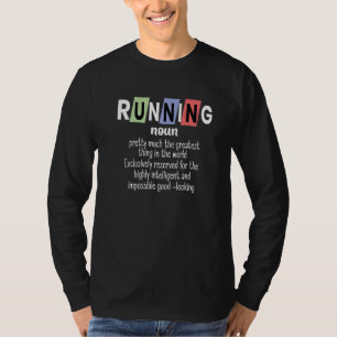 Camiseta Correndo Definição Corredor de Maratona