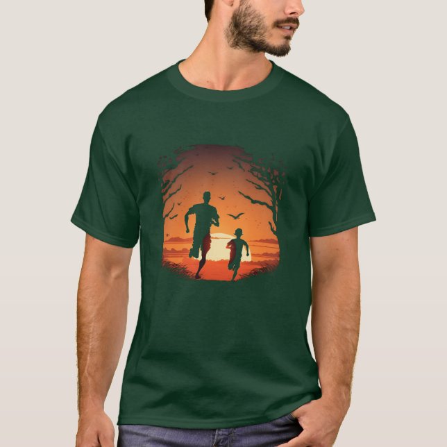 Camiseta Correndo Eercise para entusiastas da Malhação (Frente)