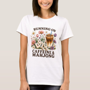 Camiseta Correndo em Cafeína & Mahjong