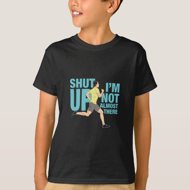 Camiseta Correndo - Eu não estou quase lá (Frente)