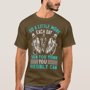 Camiseta Correndo Faça um pouco mais do que você pensa