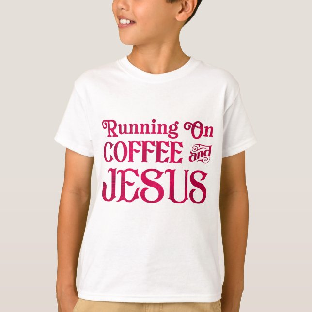 Camiseta Correndo no Café e Jesus (Frente)