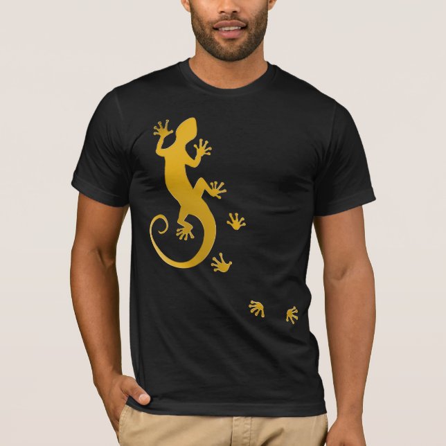Camiseta Correndo o ouro Gecko (Frente)