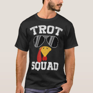 Camiseta Correndo os óculos de sol da Turquia Trot Squad Aç