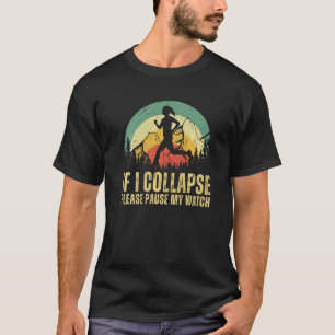 Camiseta correndo para mulheres mães maratona retr vintage