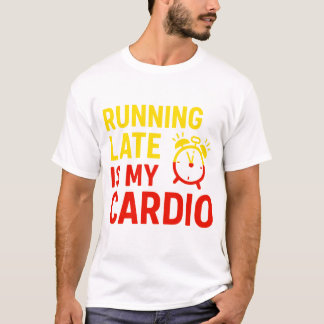 Camiseta Correndo tarde