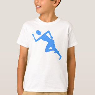 Camiseta Corrente - Azul-Bebê