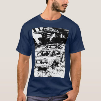 Camiseta Corrente de deriva japonesa AE86 impulsionando a E