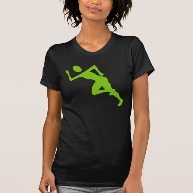 Camiseta Corrente - Verde marciano (Frente)