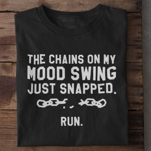 Camiseta Correntes do balanço de humor