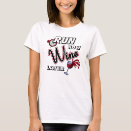 Camiseta Correr Agora Vinho Mais Tarde - Todo Esporte