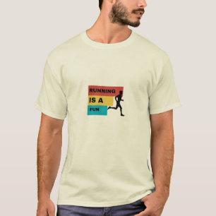Camiseta Correr é divertido" Camisa-T de Malhação motivacio
