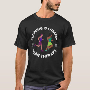 Camiseta Correr é mais barato do que terapia