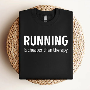 Camiseta Correr É Mais Barato Que Terapia Correr Engraçado