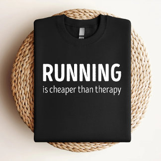 Camiseta Correr É Mais Barato Que Terapia Correr Engraçado
