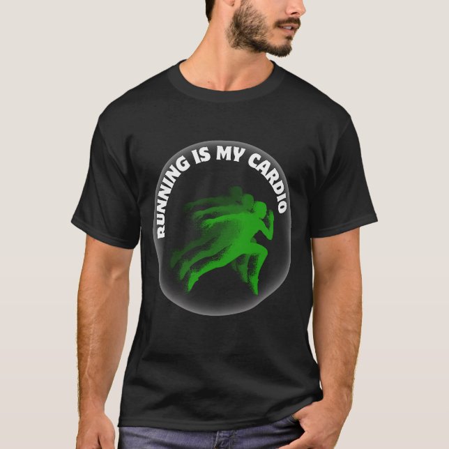 Camiseta Correr é meu Cardio - RIMCDO01 (Frente)