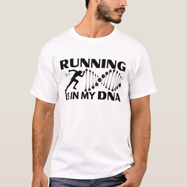 Camiseta Correr Está No Meu DNA (Frente)