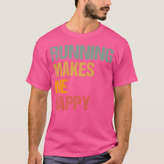 Camiseta Correr Me Torna Um Treinador De Jogadores Feliz