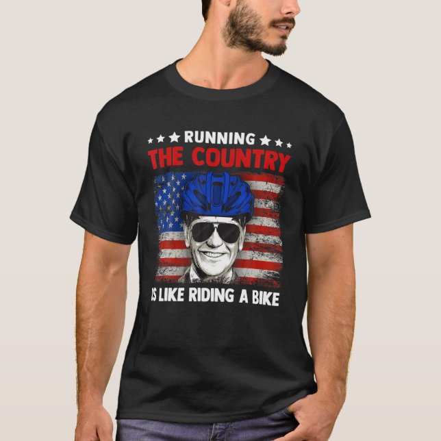 Camiseta Correr O País É Como Andar De Bicho (Frente)