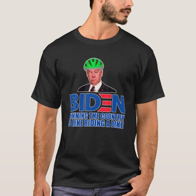 Camiseta Correr O País É Como Andar De Bicicleta (Frente)
