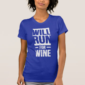 Camiseta correrá para o vinho