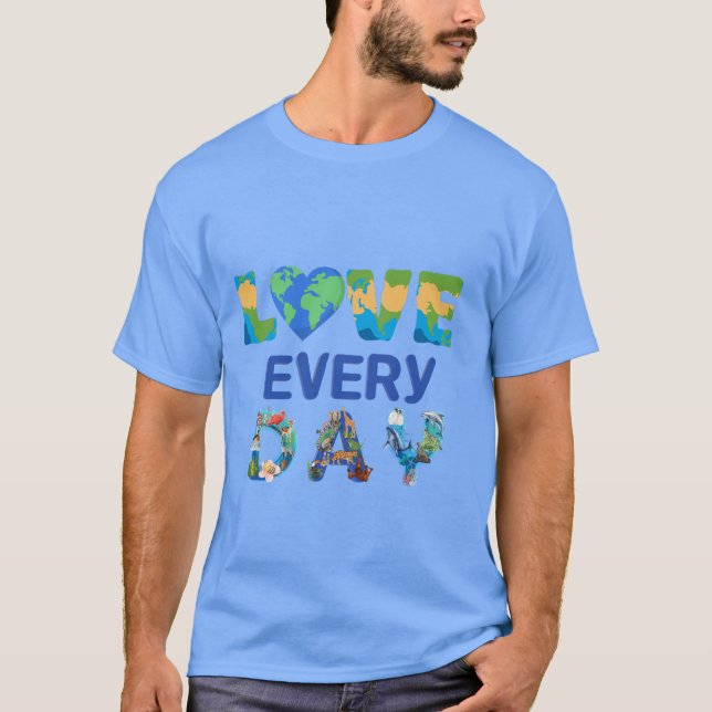 Camiseta Correspondência com a Terra do Amor Todos os Dias (Frente)