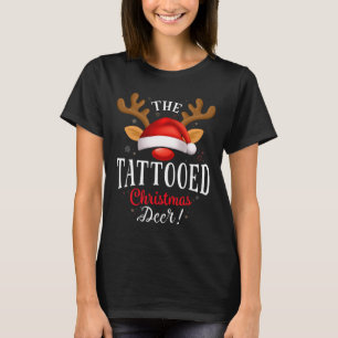 Camiseta Correspondência da Família de Veados de Natal Tatu