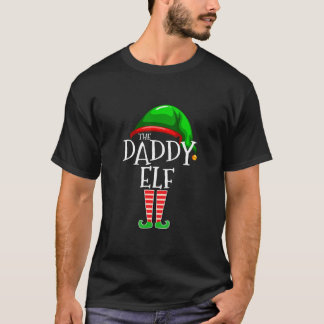 Camiseta Correspondência da Família Elf do Pai