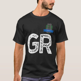 Camiseta Correspondência das Famílias Clan Cinza G e R