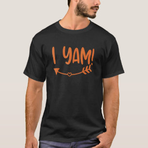 Camiseta Correspondência de Ação de Graças Ela é a minha ba