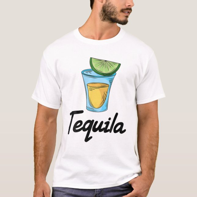 Camiseta Correspondência de casais - Tequila - 2 De 2 Parte (Frente)