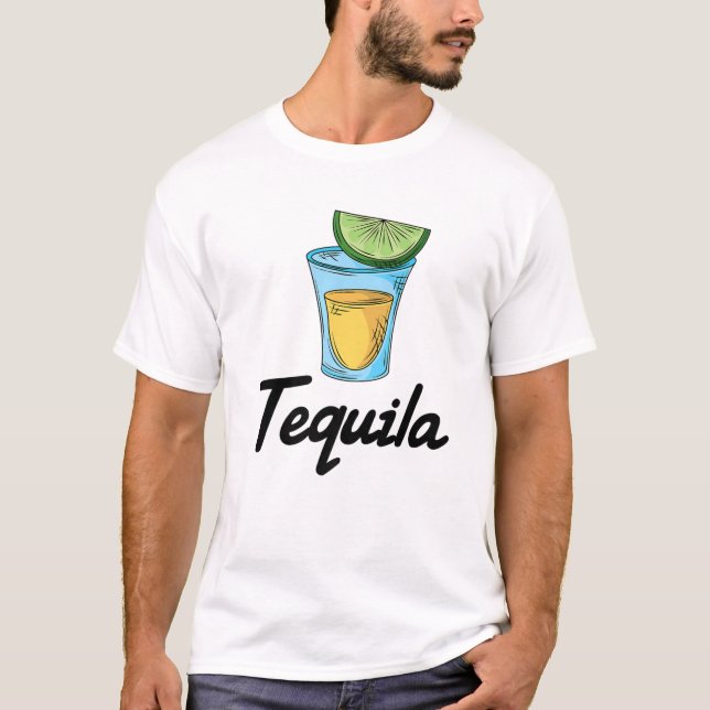 Camiseta Correspondência de casais - Tequila - 2 De 2 Parte (Frente)