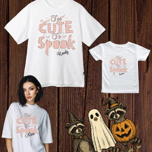 Camiseta Correspondência de Dia das Bruxas Personalizada "M