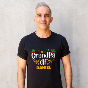 Camiseta Correspondência de Família Divertida Tipografia Av